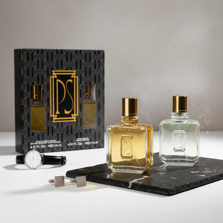 Paul Sebastian Men's Cologne & After Shave Gift Set – 4 oz Each.